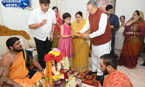 रायपुर में सोमनाथ ज्योतिर्लिंग के पावन अंशों का आगमन, स्पीकर हाउस में हुआ पूजन-अभिषेक