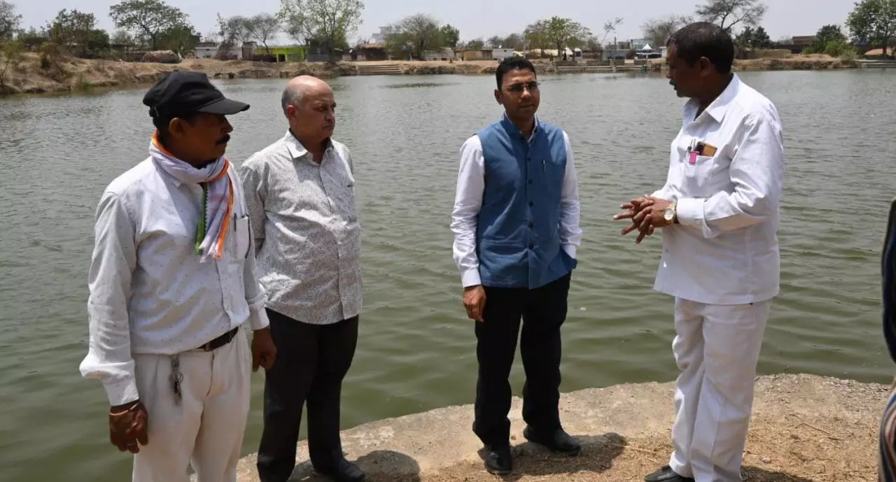 नहरों के पानी से लबालब हुए 450 तालाब, जिले में जलसंकट से राहत नहरों के पानी से लबालब हुए 450 तालाब, जिले में जलसंकट से राहत