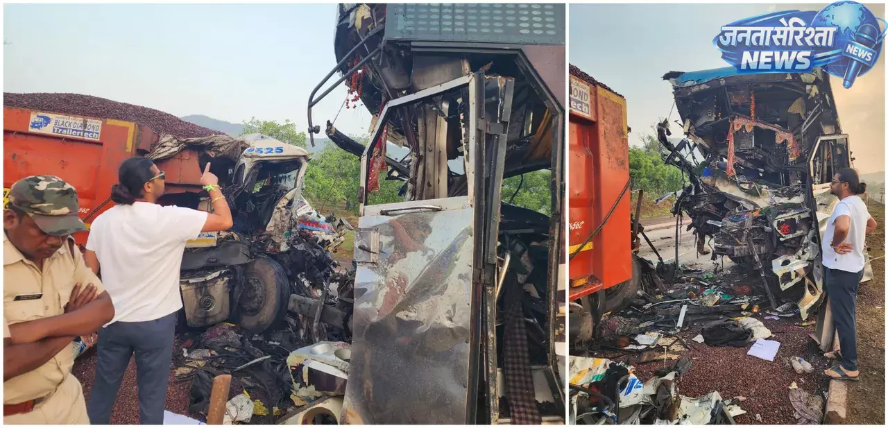 ओडिशा के सुंदरगढ़ में NH पर बस-ट्रक की टक्कर में 4 की मौत, 20 से ज़्यादा घायल ओडिशा के सुंदरगढ़ में NH पर बस-ट्रक की टक्कर में 4 की मौत, 20 से ज़्यादा घायल