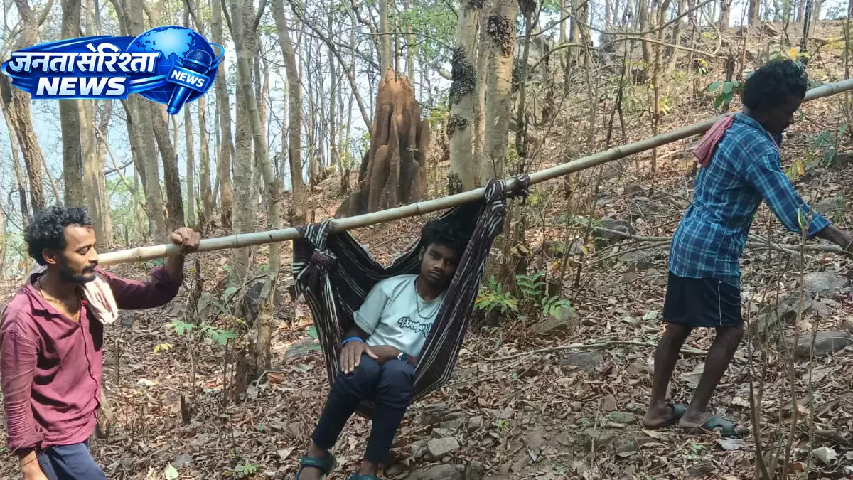 Doli में 8 किमी सफर, इलाज के लिए संघर्ष Doli में 8 किमी सफर, इलाज के लिए संघर्ष