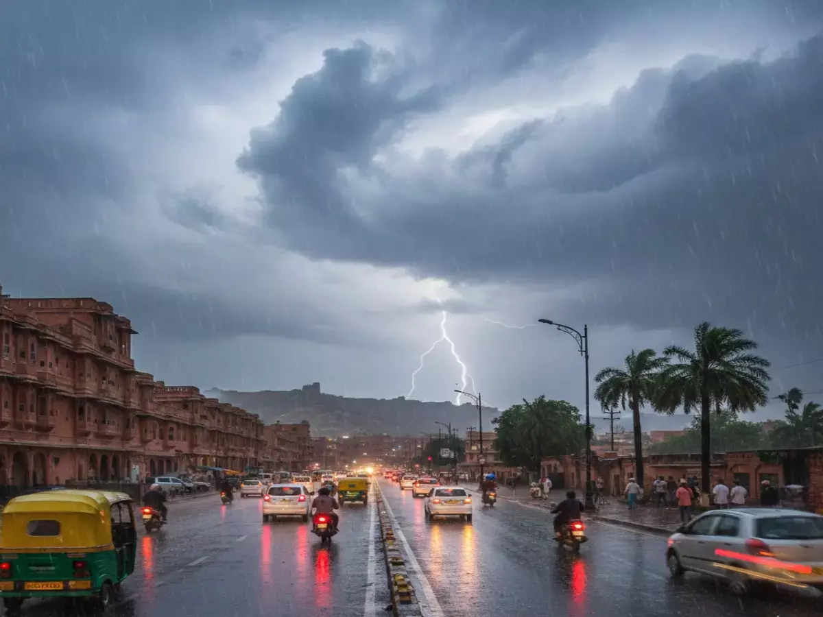 Jaipur: राजस्थान में पश्चिमी विक्षोभ से बदला मौसम Jaipur: राजस्थान में पश्चिमी विक्षोभ से बदला मौसम