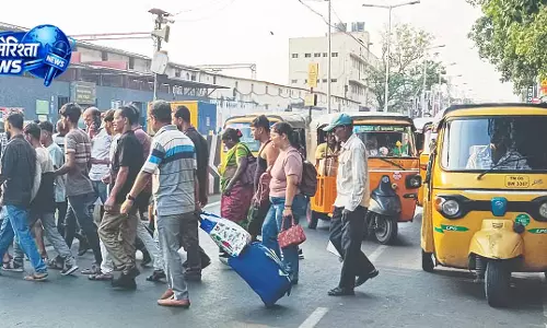 Chennai: सेंट्रल के पास जे-वॉकिंग से सुरक्षा पर चिंता Chennai: सेंट्रल के पास जे-वॉकिंग से सुरक्षा पर चिंता
