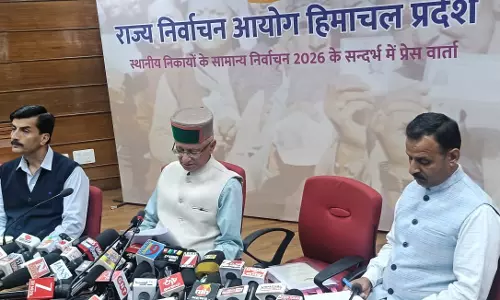 Shimla: शिमला में चुनावी शेड्यूल घोषित, 26, 28 और 30 मई को मतदान Shimla: शिमला में चुनावी शेड्यूल घोषित, 26, 28 और 30 मई को मतदान