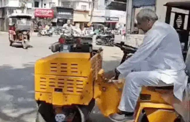 Sonipat: प्रत्याशी ने चुनाव चिन्ह को लेकर किया प्रचार तेज