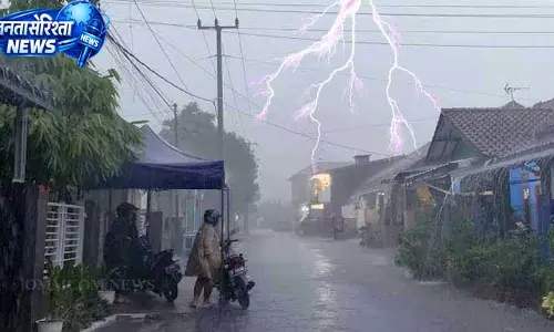 IMD ने पांच जिलों के लिए तूफानी मौसम की चेतावनी जारी की IMD ने पांच जिलों के लिए तूफानी मौसम की चेतावनी जारी की