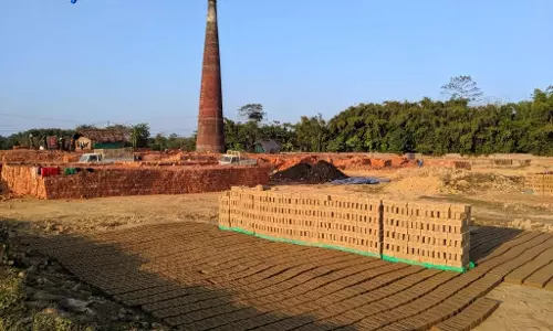 अवैध ईंट भट्ठे पर बड़ी कार्रवाई: रेंगाकठेरा में 1.05 लाख से अधिक ईंट जब्त