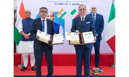 भारत-इटली के बीच सैन्य सहयोग योजना 2026-27 का आदान-प्रदान, समुद्री सूचना साझाकरण होगा मजबूत