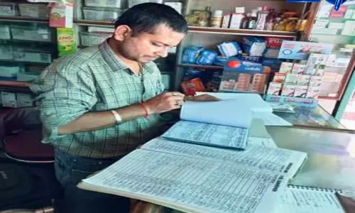 राजनांदगांव शहर के 7 थोक व 6 फुटकर औषधि विक्रय प्रतिष्ठानों का किया गया सघन निरीक्षण