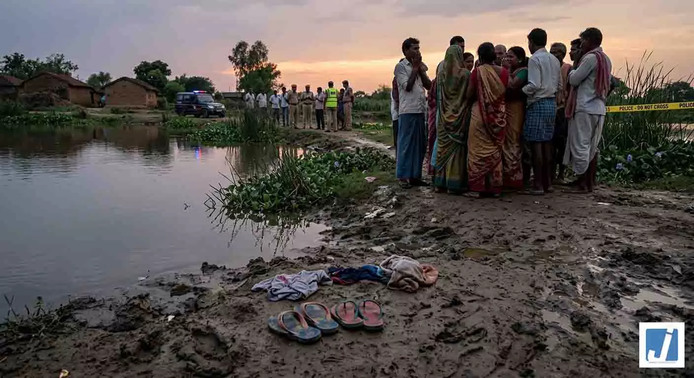 तालाब में डूबने से तीन बच्चों की मौत, शायद ऐसा हुआ था... तालाब में डूबने से तीन बच्चों की मौत, शायद ऐसा हुआ था...