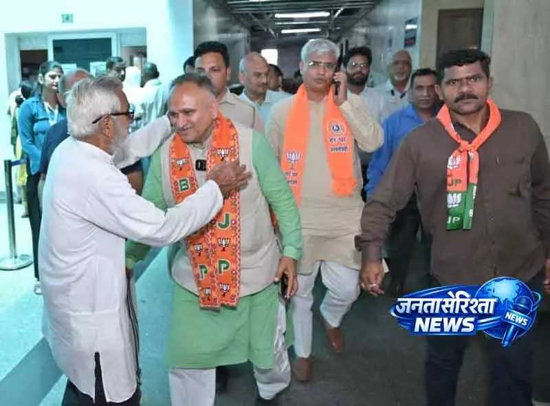 BJP ने सोनीपत निकाय चुनाव के लिए घोषणापत्र जारी किया BJP ने सोनीपत निकाय चुनाव के लिए घोषणापत्र जारी किया