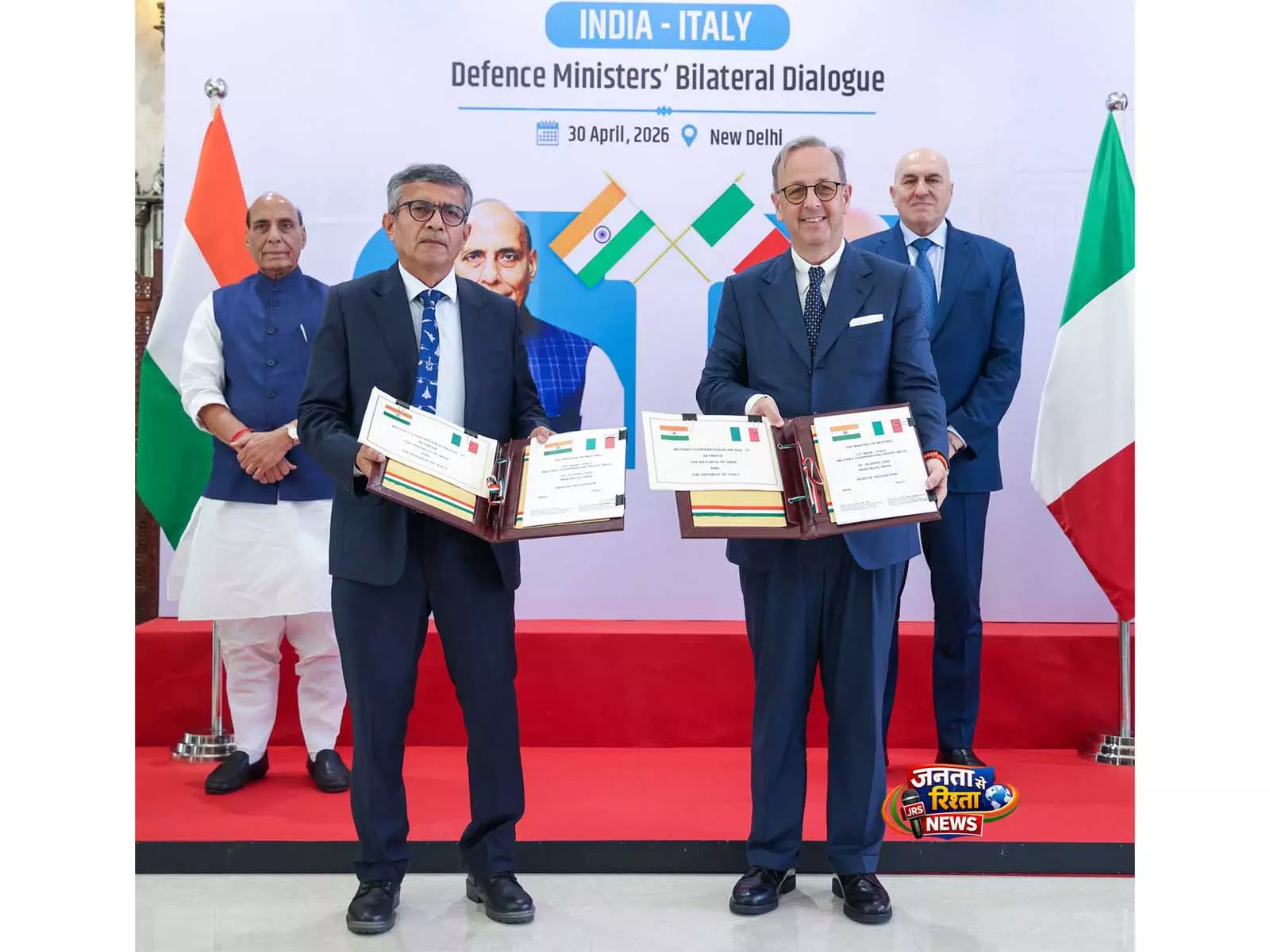 भारत-इटली के बीच सैन्य सहयोग योजना 2026-27 का आदान-प्रदान, समुद्री सूचना साझाकरण होगा मजबूत भारत-इटली के बीच सैन्य सहयोग योजना 2026-27 का आदान-प्रदान, समुद्री सूचना साझाकरण होगा मजबूत