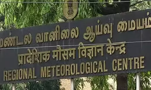 Tamil Nadu : 6 जिलों में भारी बारिश की येलो चेतावनी Tamil Nadu : 6 जिलों में भारी बारिश की येलो चेतावनी