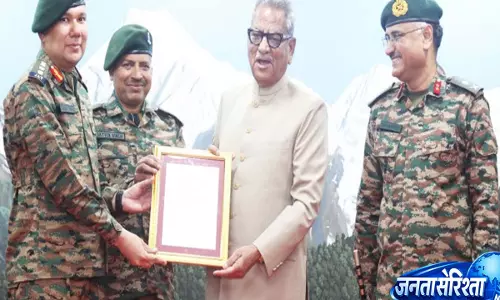 Sikkim Lok Bhavan में ब्लैक कैट डिवीजन को मिला सम्मान