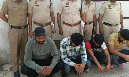 Haryana के सिरसा में चार युवक जिंदा कारतूस के साथ गिरफ्तार