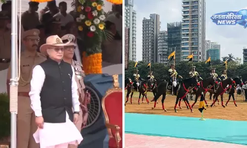 67th Maharashtra Day : शिवाजी पार्क में मुख्य समारोह, राज्यपाल ने फहराया तिरंगा