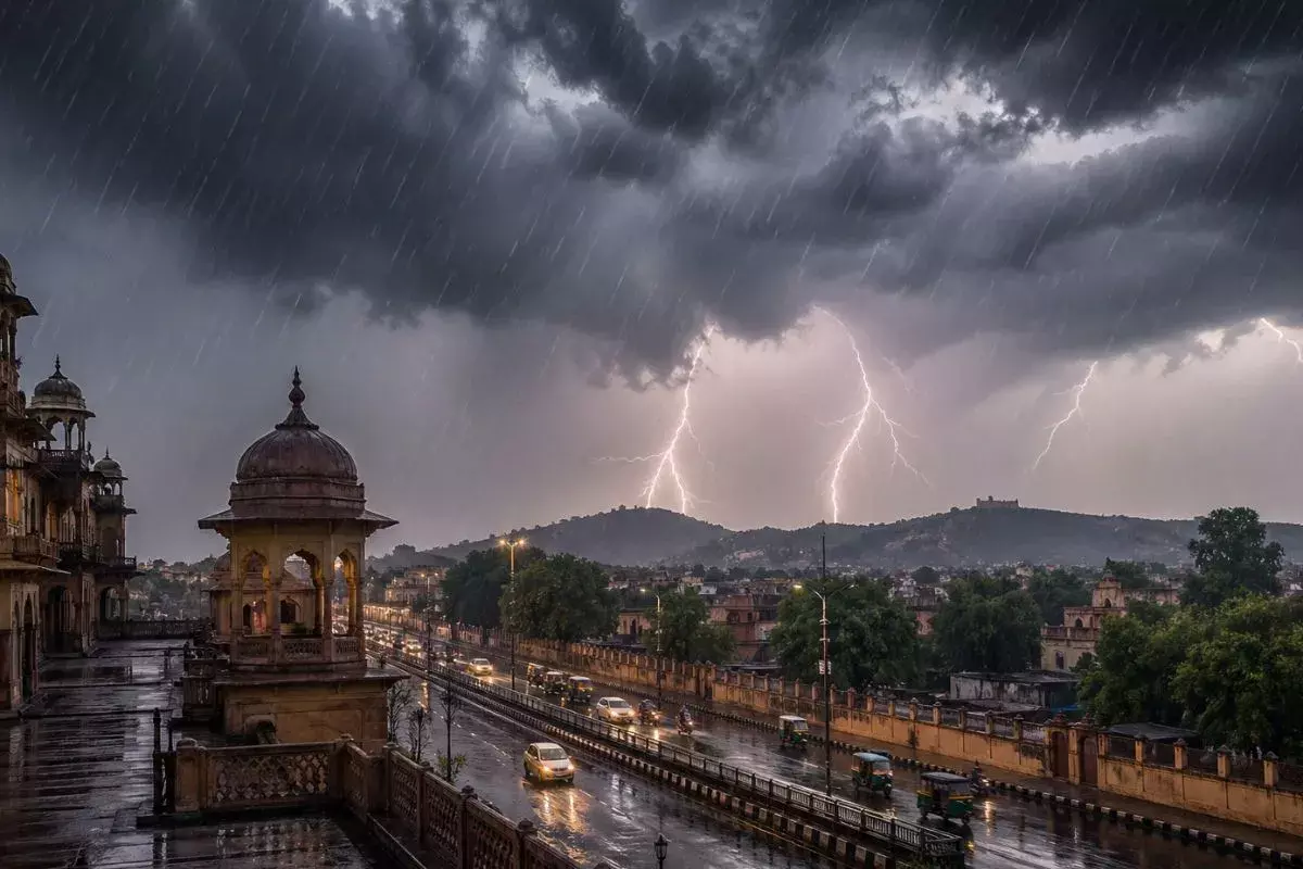 Jaipur: आंधी-बारिश से पहले पखवाड़े में राहत के आसार Jaipur: आंधी-बारिश से पहले पखवाड़े में राहत के आसार
