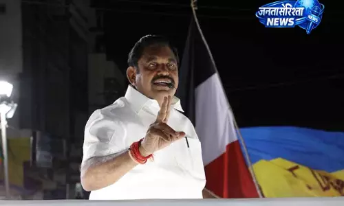 Chennai ईपीएस ने एग्जिट पोल को लेकर डीएमके की आलोचना की