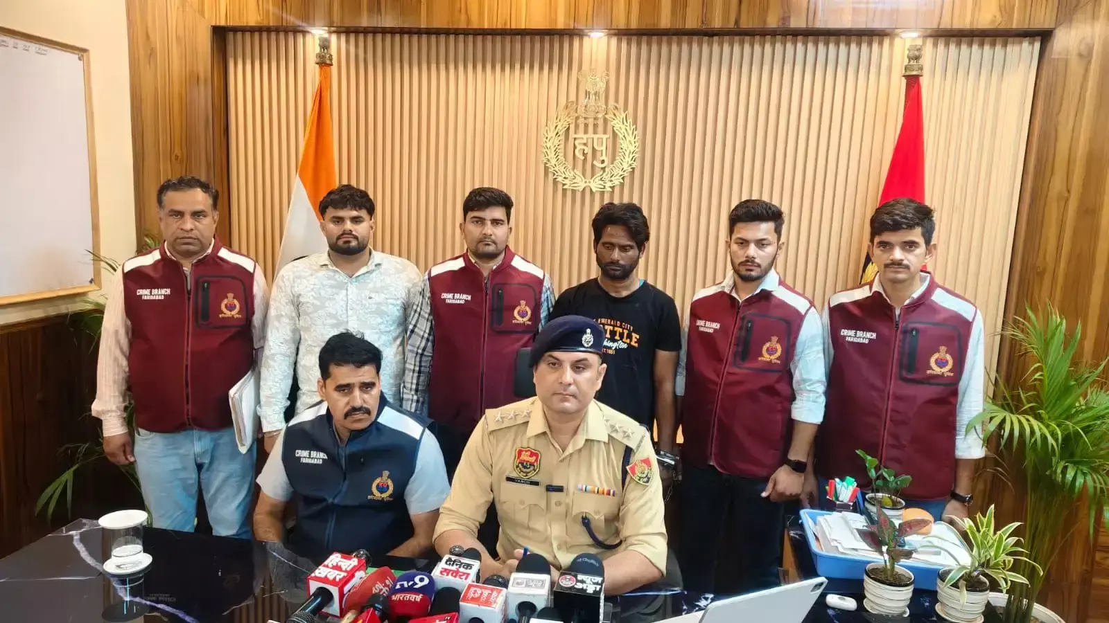 Faridabad: हत्या मामले में फरार आरोपी नौ दिन बाद काबू