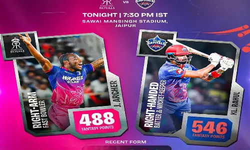 IPL 2026: राजस्थान रॉयल्स ने टॉस जीता, पहले करेंगे बल्लेबाजी IPL 2026: राजस्थान रॉयल्स ने टॉस जीता, पहले करेंगे बल्लेबाजी