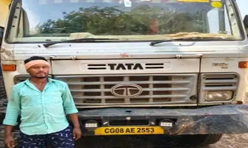 CG: रेत के अवैध परिवहन पर बड़ी कार्रवाई, दो हाईवा जप्त