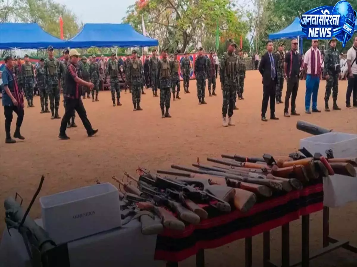 Mizoram: आखिरी उग्रवादी समूह के आत्मसमर्पण के बाद मिजोरम को हिंसा-मुक्त राज्य घोषित किया Mizoram: आखिरी उग्रवादी समूह के आत्मसमर्पण के बाद मिजोरम को हिंसा-मुक्त राज्य घोषित किया