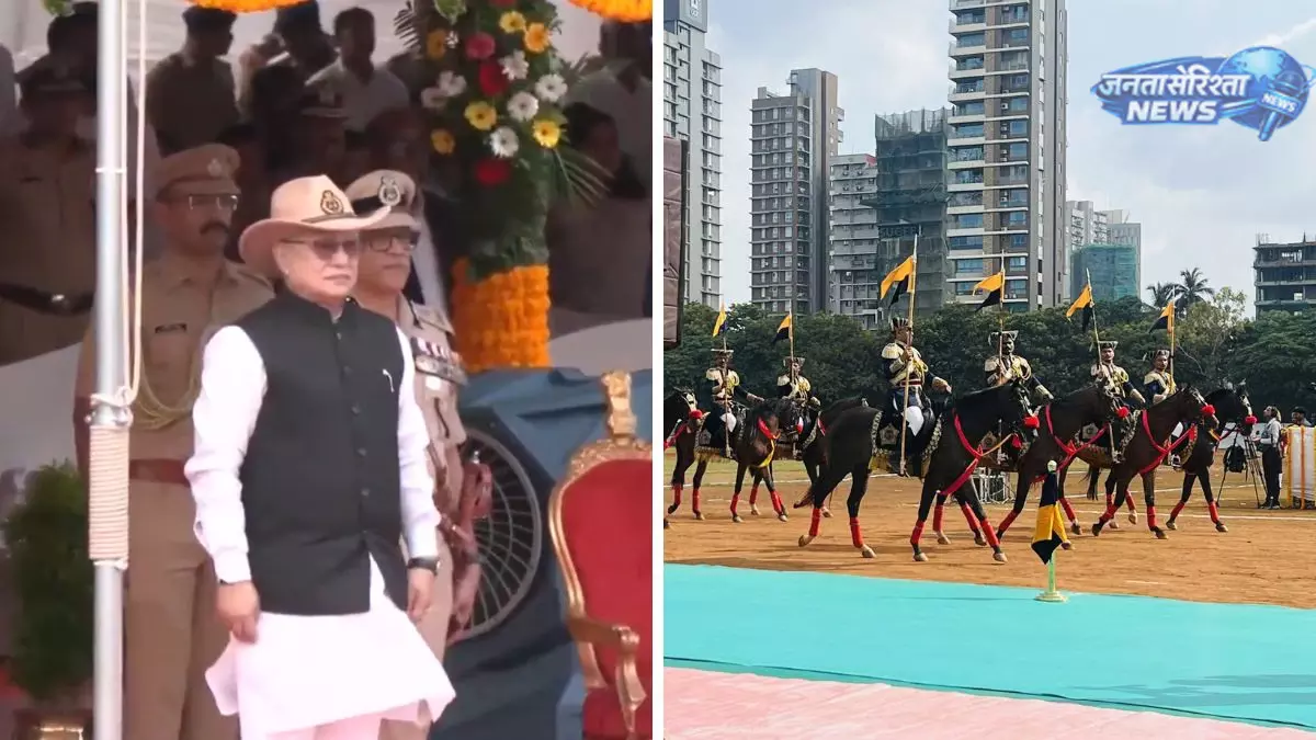 67th Maharashtra Day : शिवाजी पार्क में मुख्य समारोह, राज्यपाल ने फहराया तिरंगा 67th Maharashtra Day : शिवाजी पार्क में मुख्य समारोह, राज्यपाल ने फहराया तिरंगा