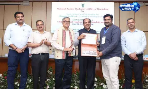 ICAR-NDRI ने जलवायु-अनुकूल पशुधन पालन पर राष्ट्रीय कार्यशाला आयोजित की ICAR-NDRI ने जलवायु-अनुकूल पशुधन पालन पर राष्ट्रीय कार्यशाला आयोजित की