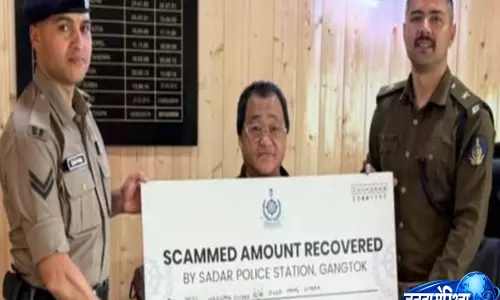 Sikkim Police ने बरामद किए 1 लाख रुपये, पीड़ित को लौटाई पूरी रकम