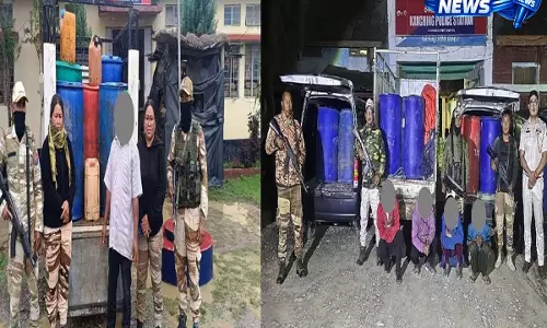 Manipur पुलिस की बड़ी कार्रवाई, मोरेह जा रही अवैध ईंधन खेप ज़ब्त