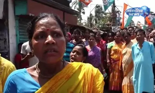 West Bengal के फलता में सुरक्षा की मांग को लेकर ग्रामीणों का विरोध, सड़क जाम और तनावपूर्ण स्थिति