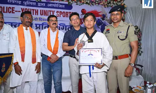 POLICE-YOUTH UNITY SPORTS ताइक्वांडो प्रतियोगिता का भव्य समापन, विजेता खिलाड़ियों को किया गया सम्मानित POLICE-YOUTH UNITY SPORTS ताइक्वांडो प्रतियोगिता का भव्य समापन, विजेता खिलाड़ियों को किया गया सम्मानित