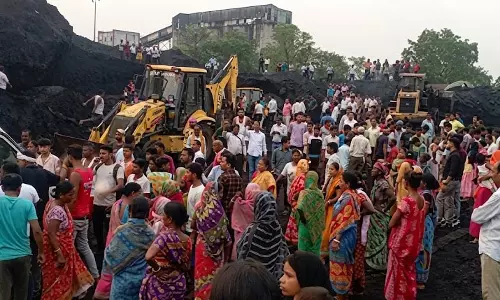 स्लरी लोडिंग के दौरान मलबा धंसा, चार मजदूरों की मौत