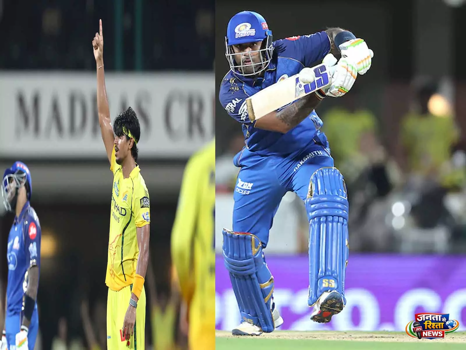 CSK vs MI LIVE: Mumbai Indians के 11वें ओवर में 100 रन पूरे CSK vs MI LIVE: Mumbai Indians के 11वें ओवर में 100 रन पूरे