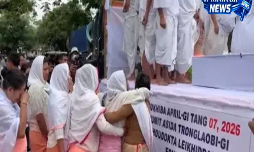 Manipur: ट्रोंगलाओबी धमाके के पीड़ितों का एक महीने बाद अंतिम संस्कार किया गया