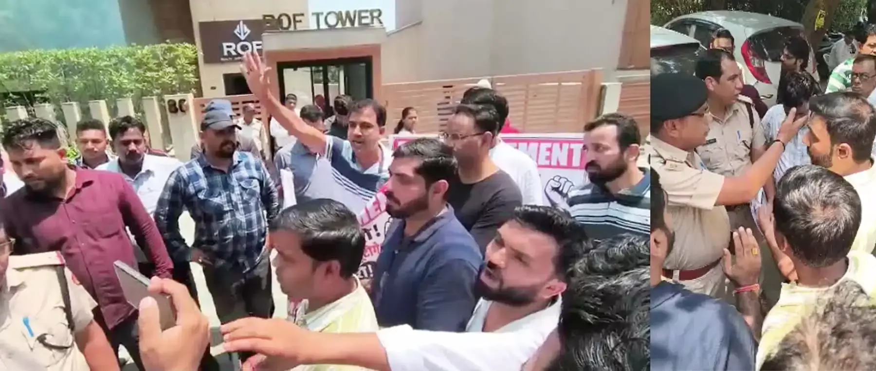 Gurugram: सोसायटी निवासियों ने बिल्डर के खिलाफ जताया विरोध Gurugram: सोसायटी निवासियों ने बिल्डर के खिलाफ जताया विरोध