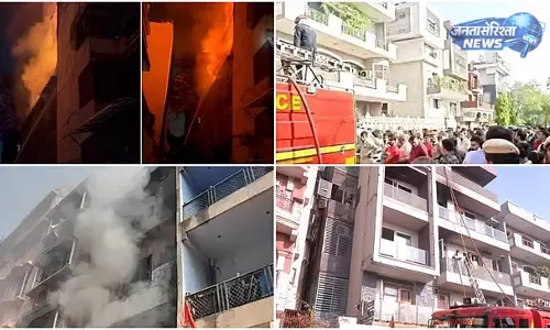 East Delhi : विवेक विहार में भीषण आग, चार मंजिला इमारत में 9 लोगों की मौत, बचाव कार्य जारी East Delhi : विवेक विहार में भीषण आग, चार मंजिला इमारत में 9 लोगों की मौत, बचाव कार्य जारी
