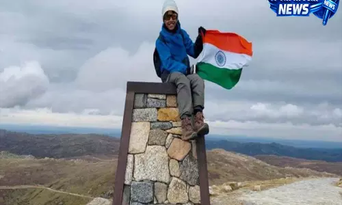 Telangana: सिद्दिपेट के 9 वर्षीय बच्चे ने ऑस्ट्रेलिया की सबसे ऊंची चोटी फतह की Telangana: सिद्दिपेट के 9 वर्षीय बच्चे ने ऑस्ट्रेलिया की सबसे ऊंची चोटी फतह की