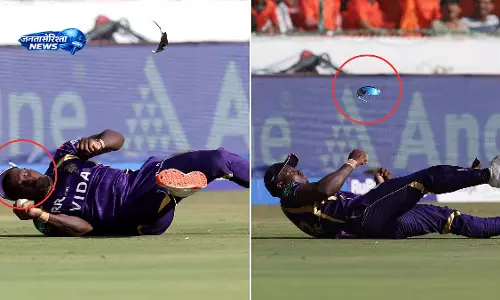 IPL 2026: रोवमैन पॉवेल का हैरतअंगेज कैच, क्लासेन पवेलियन लौटे IPL 2026: रोवमैन पॉवेल का हैरतअंगेज कैच, क्लासेन पवेलियन लौटे