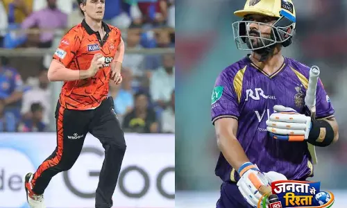 SRH vs KKR LIVE: KKR की अच्छी शुरुआत, पहले ओवर में 8 रन, रहाणे ने लगाया चौका