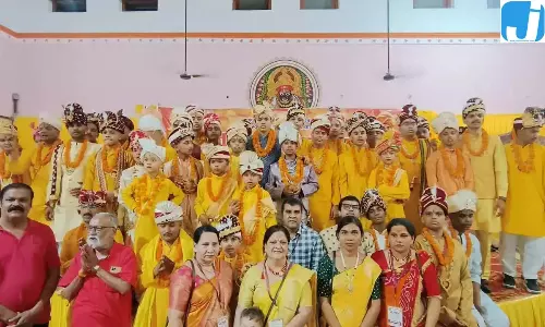 रायपुर महामाया मंदिर में 71 ब्राह्मण बटुकों का सामूहिक उपनयन संस्कार संपन्न