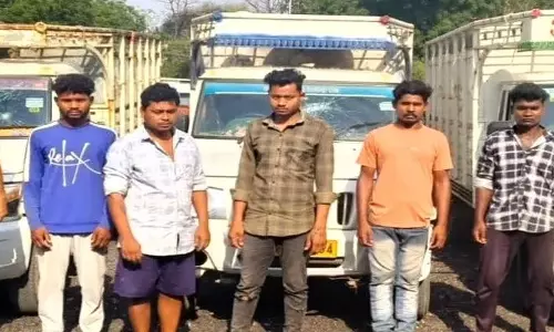 भैंस की तस्करी, पिकअप में ले जा रहे 5 लोग गिरफ्तार