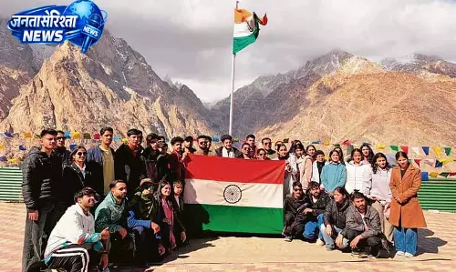 भारत-तिब्बत सीमा पर HPU छात्रों का एक्सप्लोरेशन