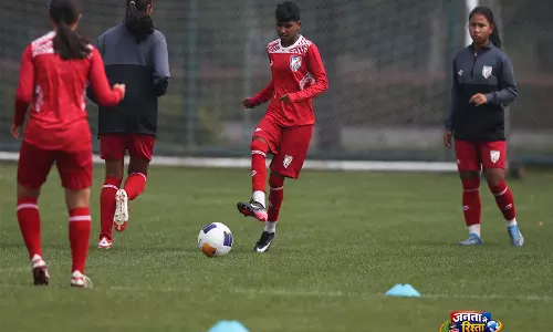 AFC U17 महिला एशियाई कप में जापान के खिलाफ कड़ी चुनौती के लिए भारत तैयार AFC U17 महिला एशियाई कप में जापान के खिलाफ कड़ी चुनौती के लिए भारत तैयार