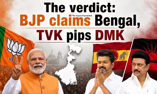 फैसला: बंगाल में BJP का कब्ज़ा, TVK ने DMK को हराया फैसला: बंगाल में BJP का कब्ज़ा, TVK ने DMK को हराया