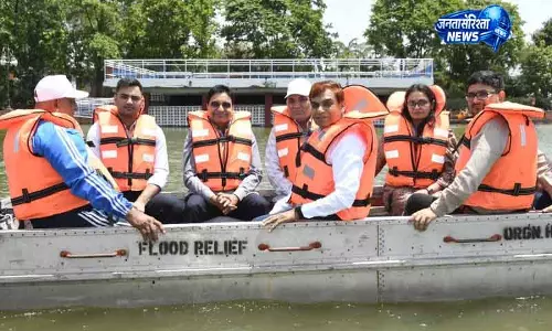 Haryana के 130 वॉलंटियर्स की बाढ़ बचाव ट्रेनिंग ब्रह्म सरोवर में शुरू हुई Haryana के 130 वॉलंटियर्स की बाढ़ बचाव ट्रेनिंग ब्रह्म सरोवर में शुरू हुई