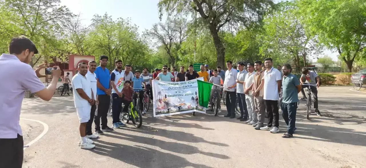 Bikaner: फिटनेस राइड के जरिए स्वास्थ्य जागरूकता अभियान Bikaner: फिटनेस राइड के जरिए स्वास्थ्य जागरूकता अभियान