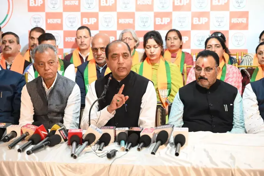 Mandi: जयराम ठाकुर ने भाजपा की जीत को बताया ऐतिहासिक Mandi: जयराम ठाकुर ने भाजपा की जीत को बताया ऐतिहासिक