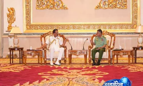 भारत-म्यांमार ने समुद्री साझेदारी मजबूत की भारत-म्यांमार ने समुद्री साझेदारी मजबूत की
