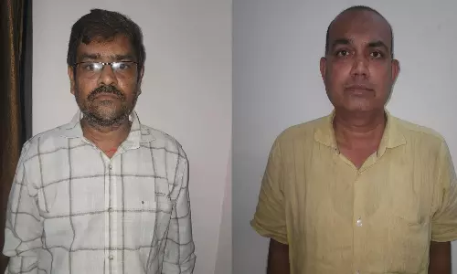 शिक्षक और कलर्क गिरफ्तार, फर्जी नियुक्ति पत्र थमाकर वसूले थे डेढ़ करोड़ रुपए