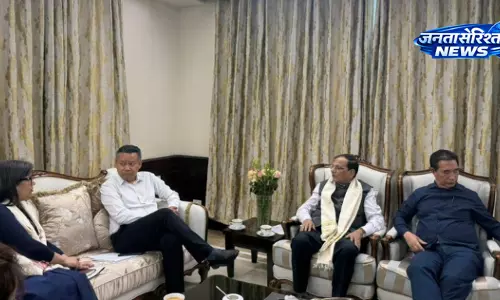 Mizoram : विकास मॉडल पर चर्चा, मुख्यमंत्री लालदुहोमा ने नीति आयोग के वी.के. पॉल से की मुलाकात Mizoram : विकास मॉडल पर चर्चा, मुख्यमंत्री लालदुहोमा ने नीति आयोग के वी.के. पॉल से की मुलाकात